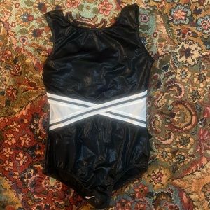 Black and white leotard
